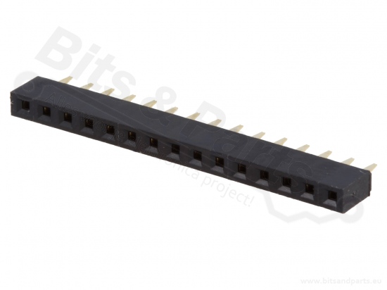 Headerpin socket female 1x15 pins